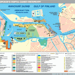 Scheme of the seaport of St. Petersburg